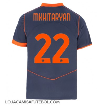 Camisa de Futebol Inter Milan Henrikh Mkhitaryan #22 Equipamento Alternativo 2025-26 Manga Curta Camisa de Futebol Inter Milan Henrikh Mkhitaryan #22 Equipamento Alternativo 2025-26 Manga Curta